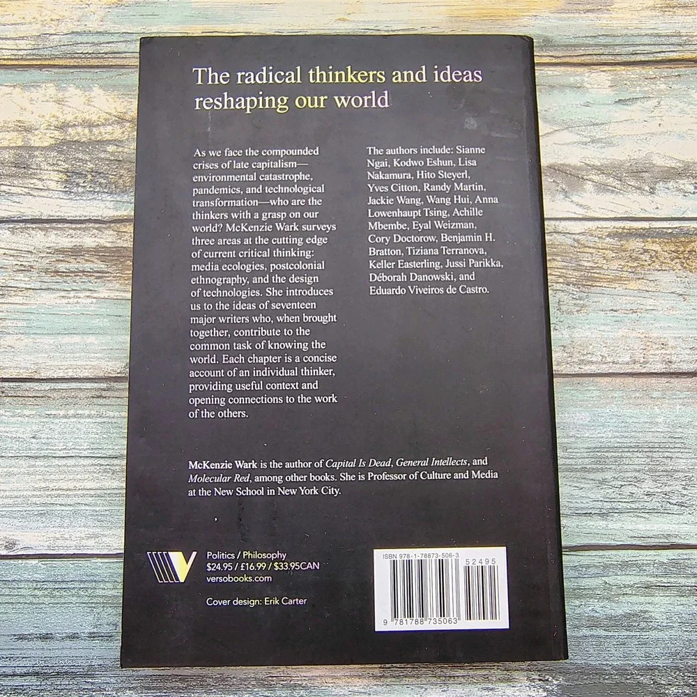 Sensoria Thinkers for the 21st Century by McKenzie Wark Softcover Book VERY GOOD